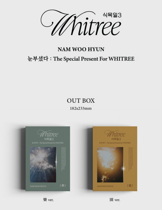 NAM WOO HYUN - THE SPECIAL PRESENT FOR WHITREE (눈부셨다)