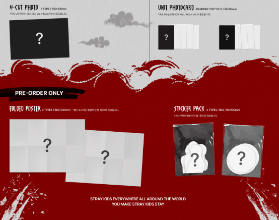 STRAY KIDS - ATE (9TH MINI ALBUM) SET + JYP SHOP Gift