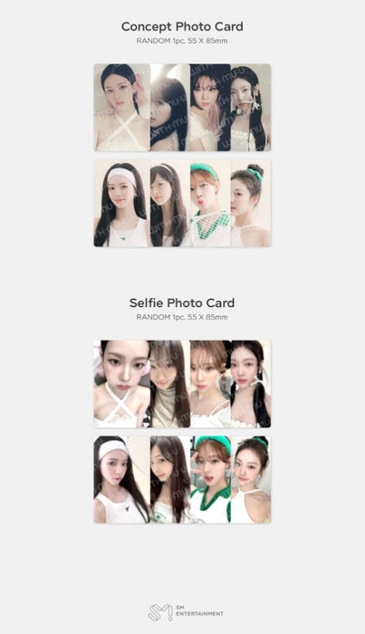 AESPA - RANDOM TRADING CARD SET (2024 SEASON'S GREETINGS OFFICIAL MD) Nolae