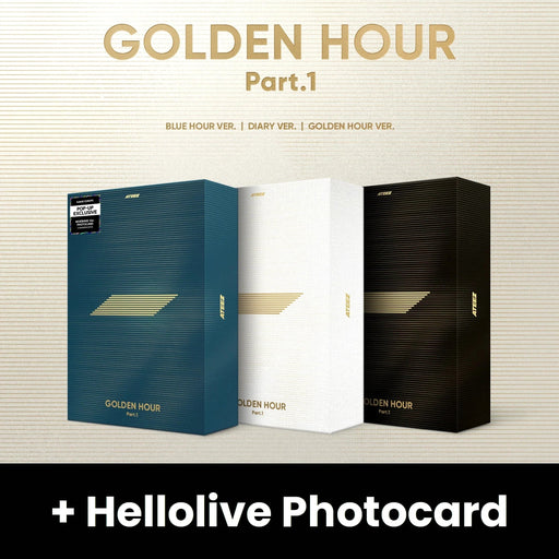 ATEEZ - GOLDEN HOUR : PART 1 (10TH MINI ALBUM) + Hellolive Photocard 2 Nolae