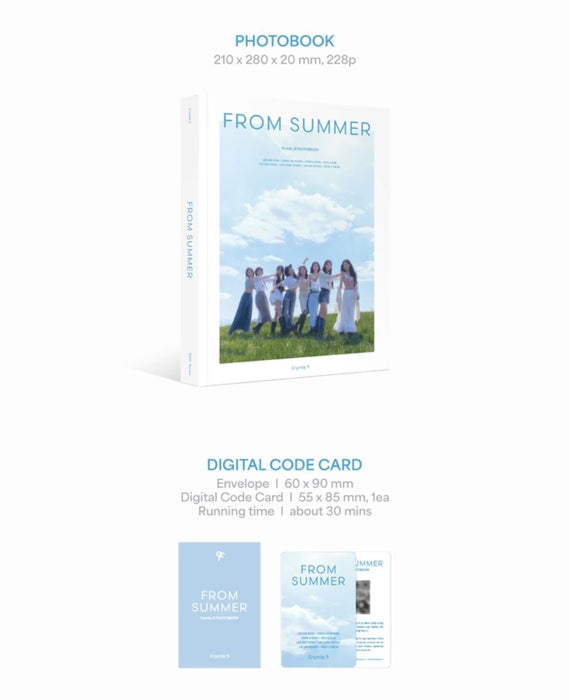 FROMIS_9 - PHOTOBOOK 'FROM SUMMER' + Weverse Gift Nolae