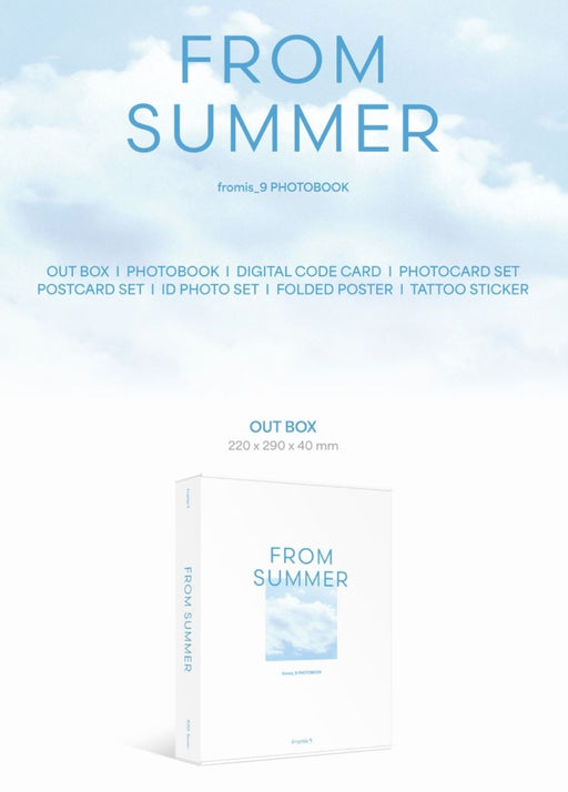 FROMIS_9 - PHOTOBOOK 'FROM SUMMER' + Weverse Gift Nolae