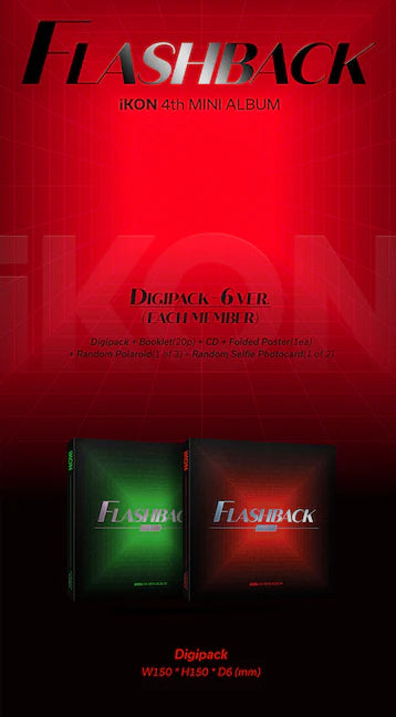 iKON - 4TH MINI [FLASHBACK] DIGIPACK VER. Nolae