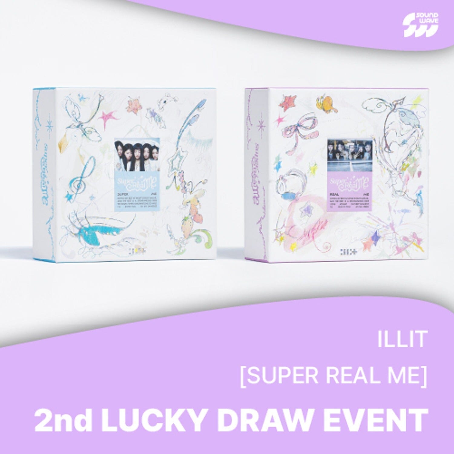 ILLIT - SUPER REAL ME (1ST MINI ALBUM) 2ND LUCKY DRAW Nolae