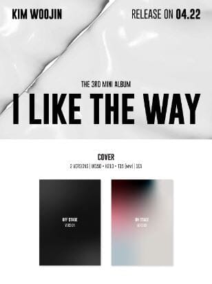 KIM WOOJIN - I LIKE THE WAY (THE 3RD MINI ALBUM) SET + Weverse Gift Nolae