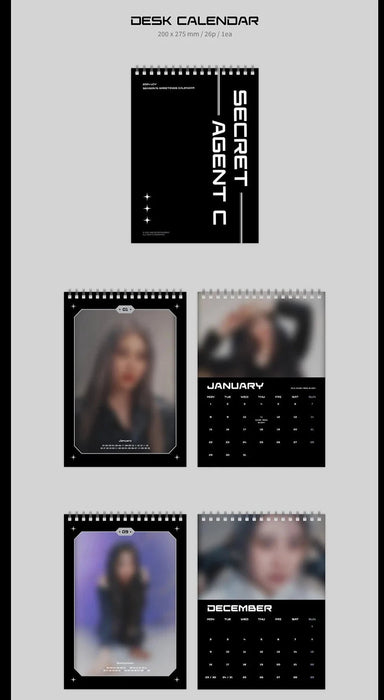 LEE CHAEYEON - 2024 SEASON'S GREETINGS (SECRET AGENT C) Nolae Kpop