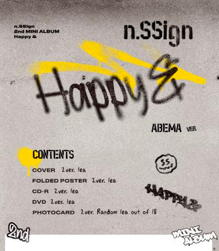 N.SSIGN - HAPPY & (2ND MINI ALBUM) ABEMA VER. Nolae