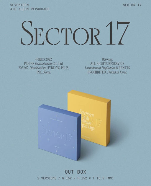 SEVENTEEN - SECTOR 17 (4TH ALBUM REPACKAGE) Nolae