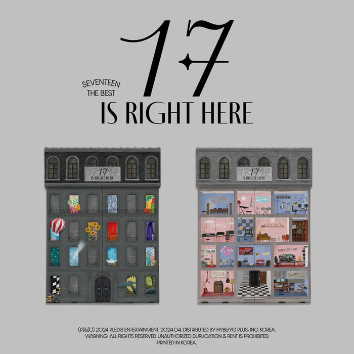 SEVENTEEN - SEVENTEEN BEST ALBUM - 17 IS RIGHT HERE + WEVERSE GIFT Nolae