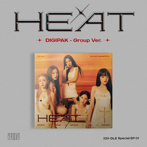 (G)I-DLE - HEAT (SPECIAL ALBUM) DIGIPAK GROUP VER. Nolae Kpop