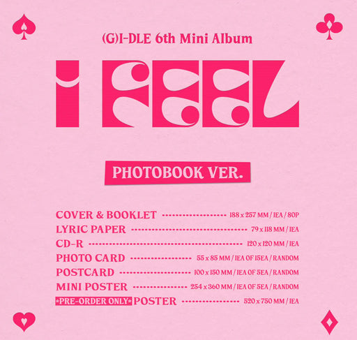 (G)I-DLE - I FEEL (Photobook Ver.) Nolae Kpop