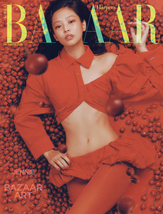 Jennie (Blackpink) - BAZAAR KOREA MAGAZINE 2023.10 (NCT Jeno) Nolae Kpop