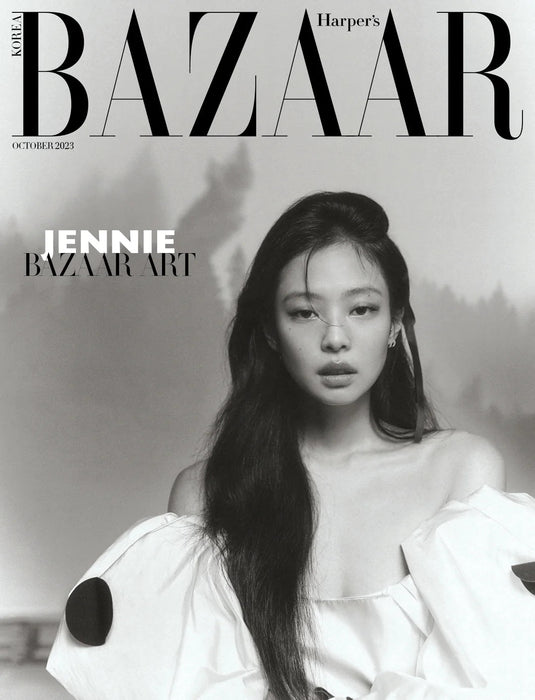 Jennie (Blackpink) - BAZAAR KOREA MAGAZINE 2023.10 (NCT Jeno) Nolae Kpop