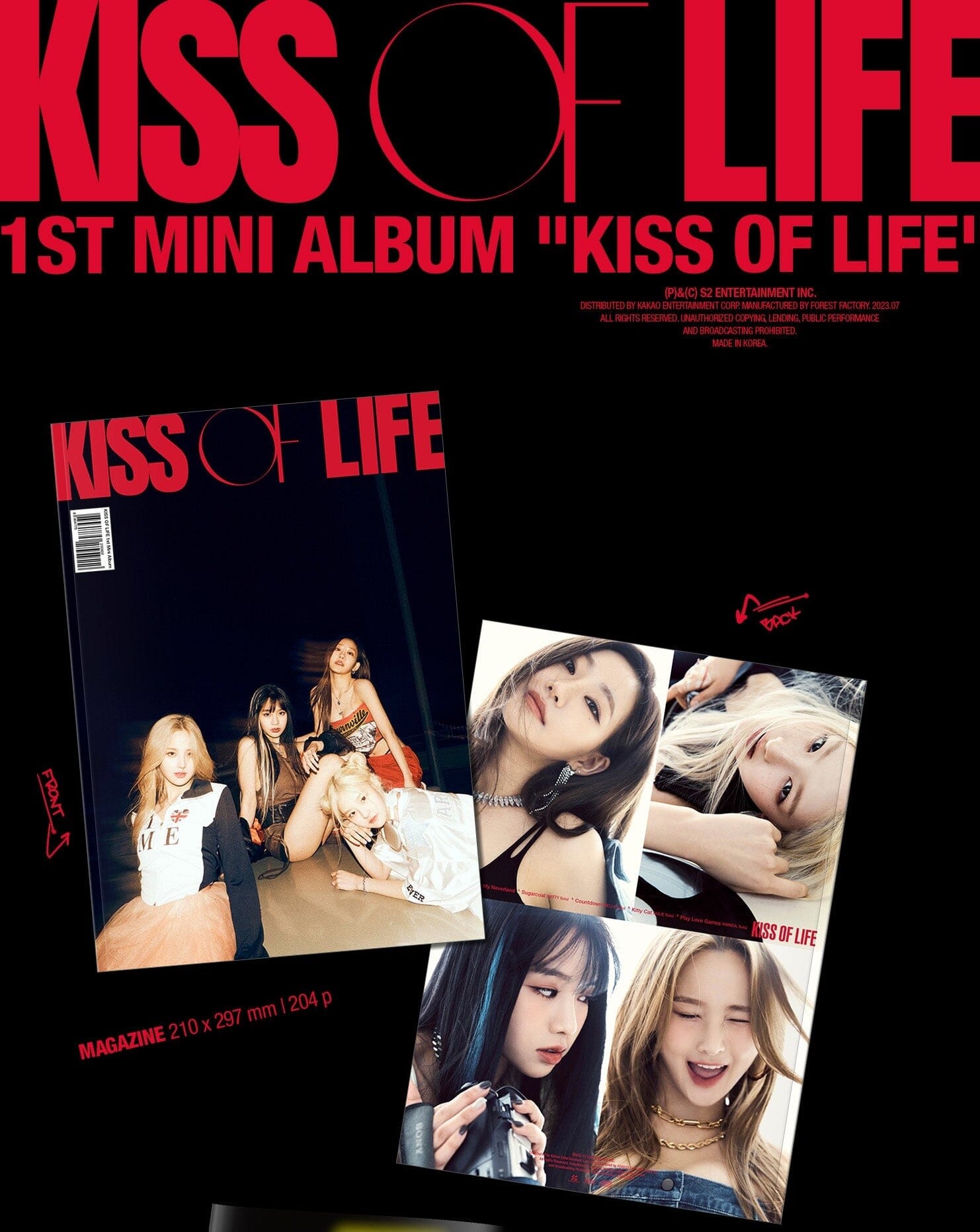 KISS OF LIFE - 1st Mini Album 