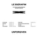 LE SSERAFIM - UNFORGIVEN (1st Studio Album) + Weverse Gift Nolae Kpop