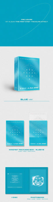 TREASURE - Vol.1 [THE FIRST STEP : TREASURE EFFECT] (Blau / Grün / Orange)