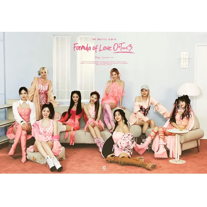 TWICE - [Formula of Love: O+T=<3] (Vol. 3) - Poster Nolae Kpop