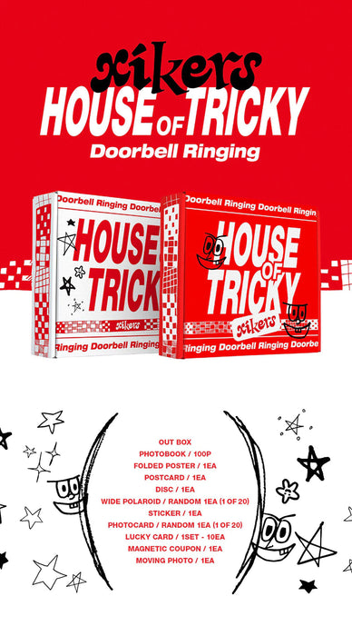 XIKERS - HOUSE OF TRICKY DOORBELL RINGING (1ST MINI ALBUM) Nolae Kpop