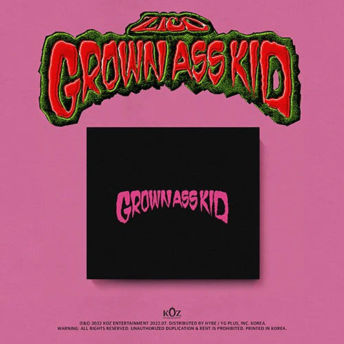 ZICO - 4TH MINI ALBUM GROWN ASS KID (JEWEL VER.) Nolae Kpop